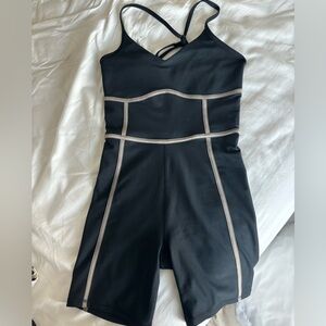 Biker short romper